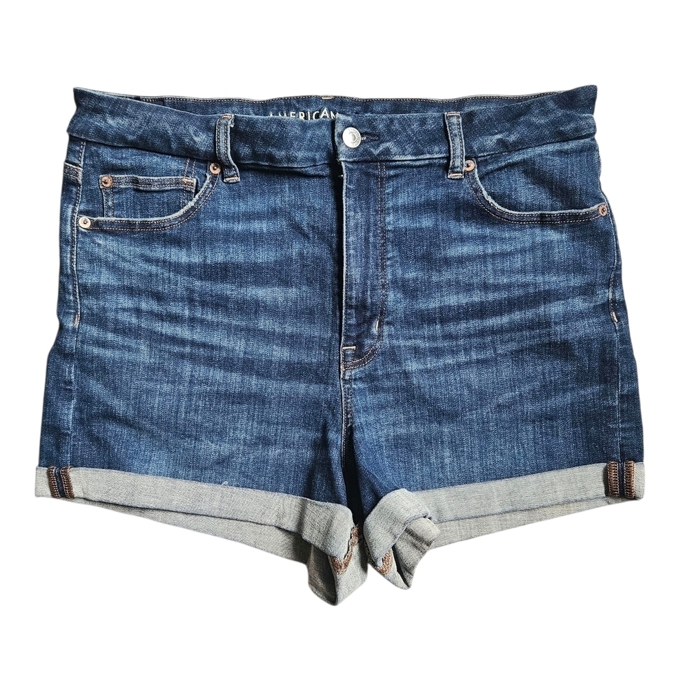 American Eagle Curvy Hi-Rise Shortie Shorts Size 16